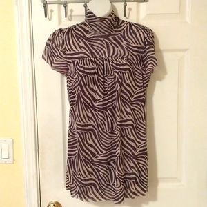 Johnny Heaven Zebra Style Top Size Large